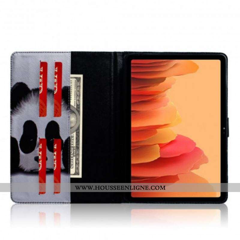 Housse Samsung Galaxy Tab A7 (2020) Tête de Panda