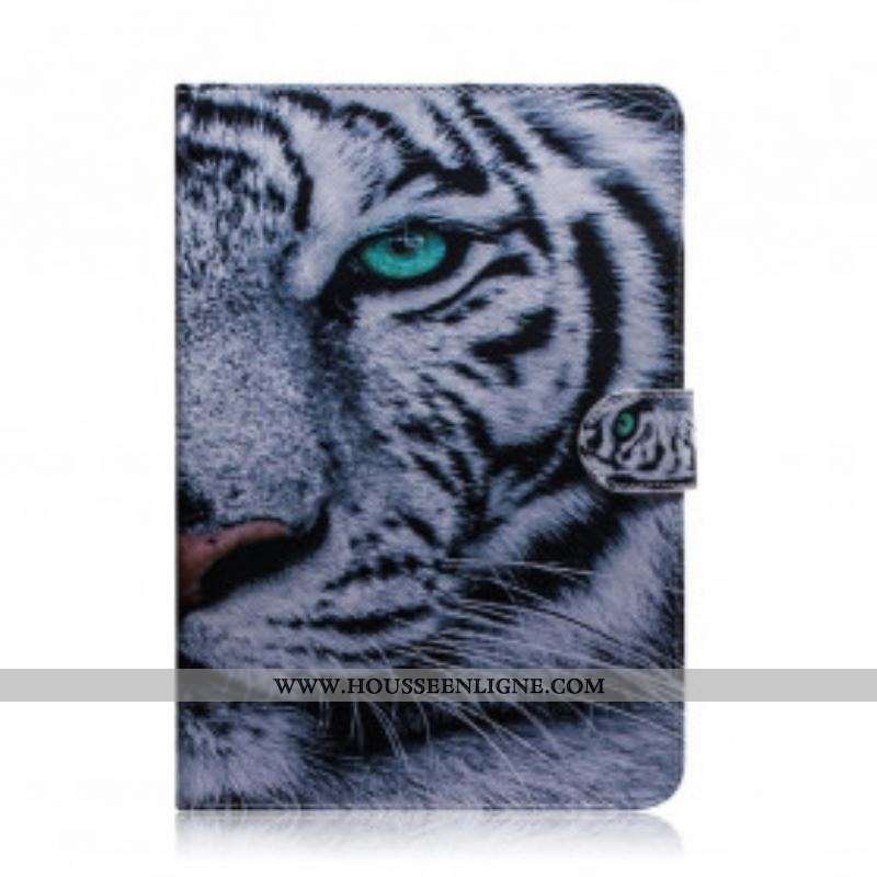 Housse Samsung Galaxy Tab A7 (2020) Tête de Tigre