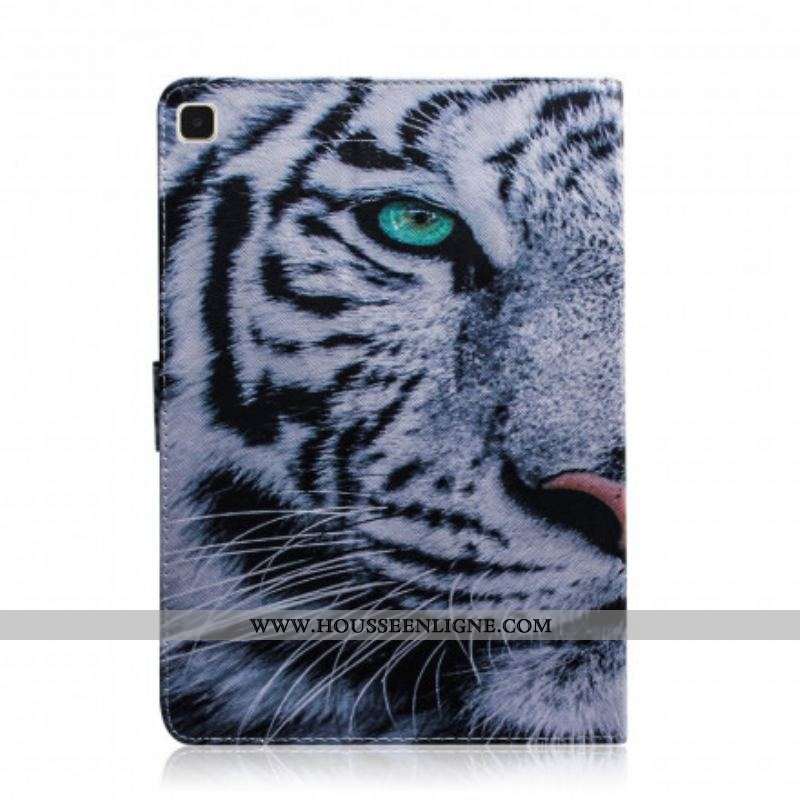 Housse Samsung Galaxy Tab A7 (2020) Tête de Tigre