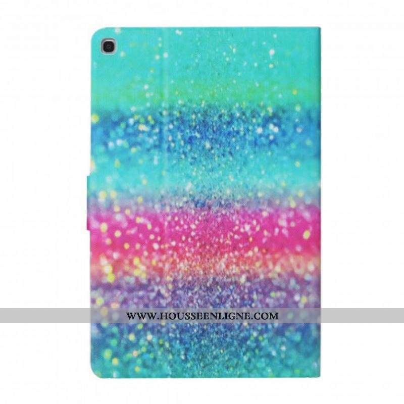 Housse Samsung Galaxy Tab A7 (2020) Élément Paillettes