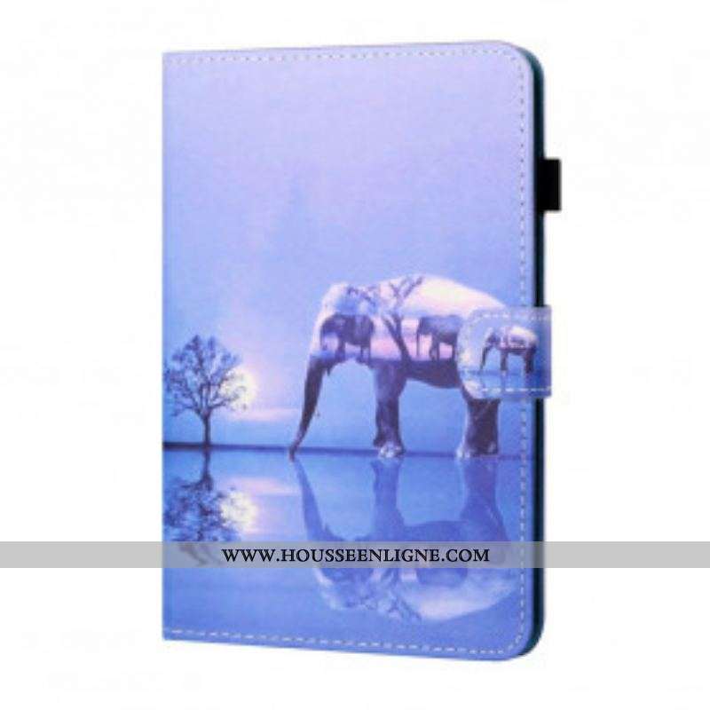 Housse Samsung Galaxy Tab A7 (2020) Éléphant Art