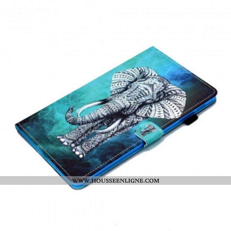 Housse Samsung Galaxy Tab A7 (2020) Éléphant Tribal