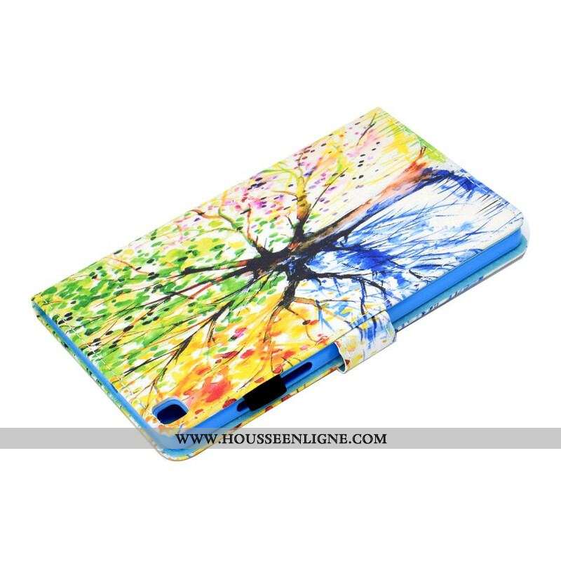 Housse Samsung Galaxy Tab A7 Lite Arbre Aquarelle