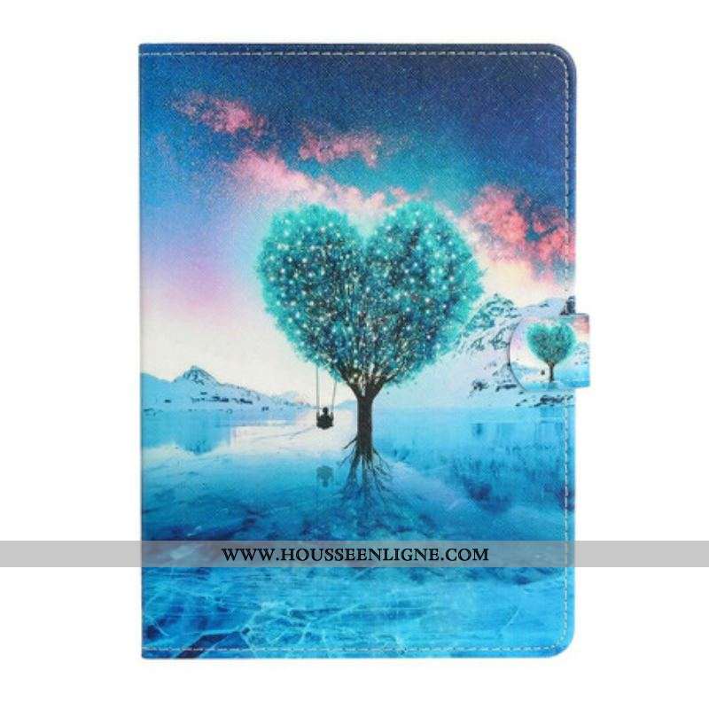 Housse Samsung Galaxy Tab A7 Lite Arbre Coeur