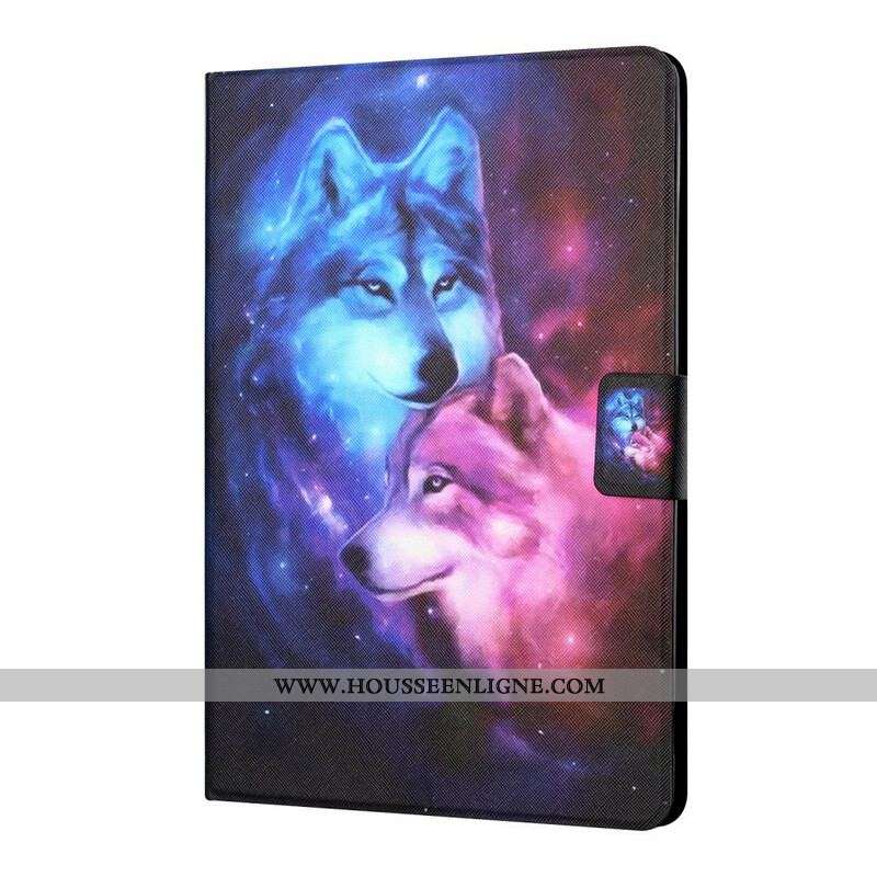 Housse Samsung Galaxy Tab A7 Lite Couple de Loups