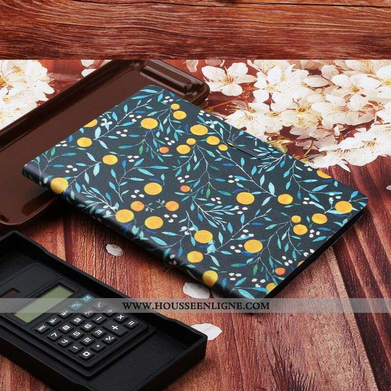 Housse Samsung Galaxy Tab A7 Lite Fleurs Fleurs Fleurs