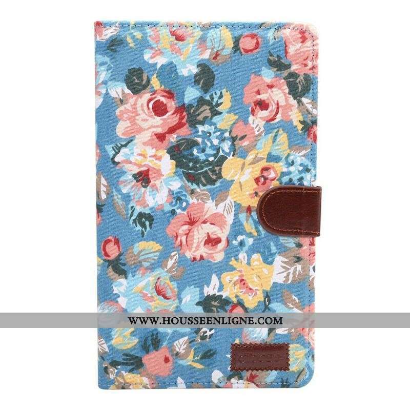 Housse Samsung Galaxy Tab A7 Lite Fleurs Liberty