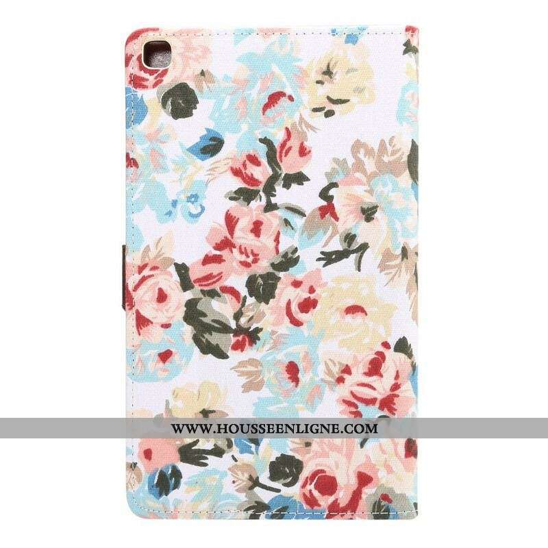 Housse Samsung Galaxy Tab A7 Lite Fleurs Liberty