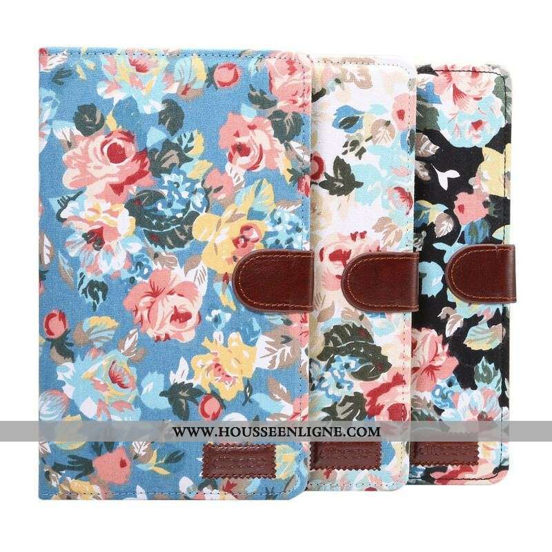 Housse Samsung Galaxy Tab A7 Lite Fleurs Liberty