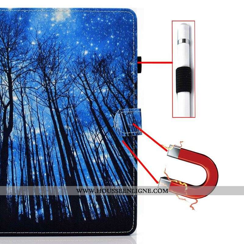 Housse Samsung Galaxy Tab A7 Lite Forêt de Nuit