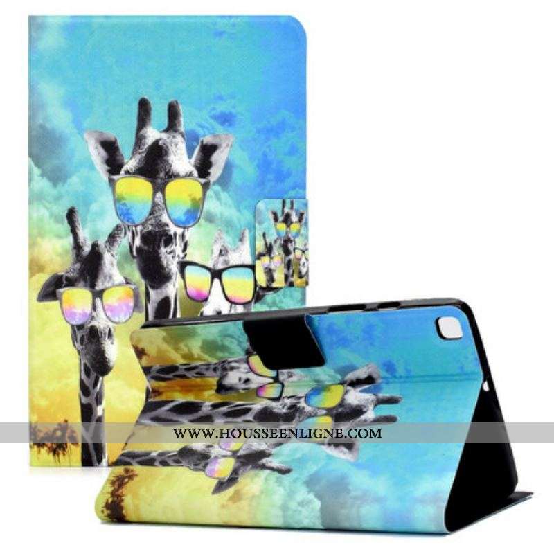 Housse Samsung Galaxy Tab A7 Lite Funky Girafes