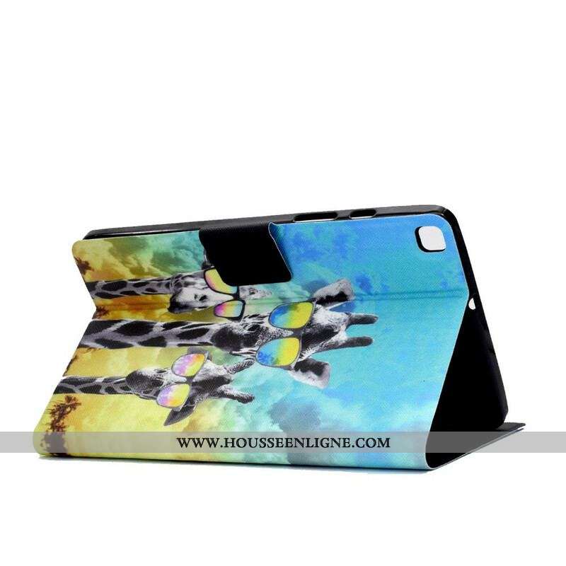 Housse Samsung Galaxy Tab A7 Lite Funky Girafes