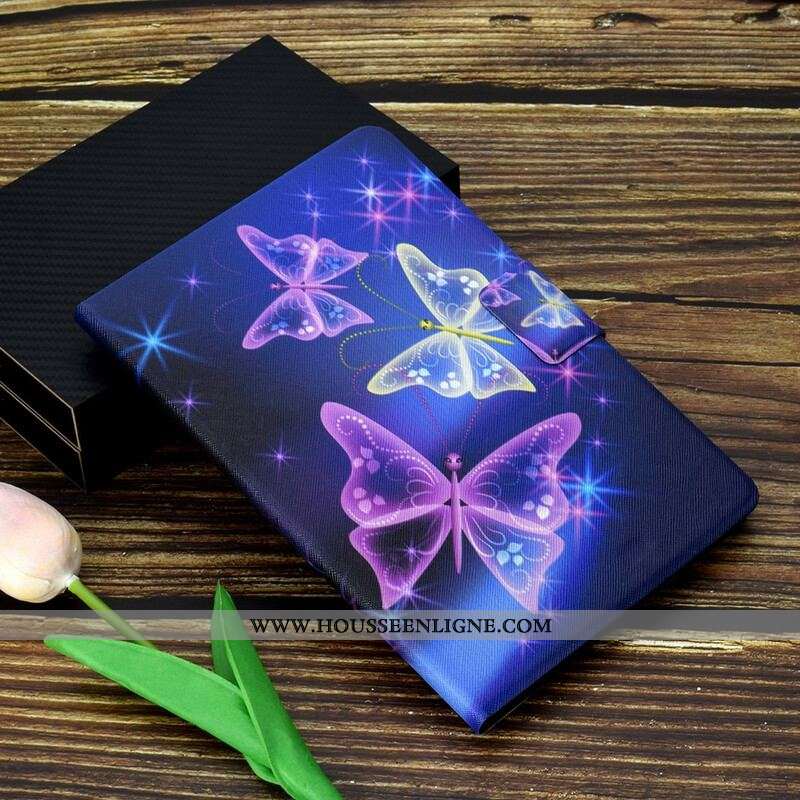 Housse Samsung Galaxy Tab A7 Lite Féérie Papillons
