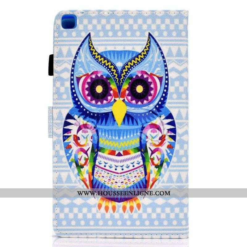 Housse Samsung Galaxy Tab A7 Lite Hibou Tribal