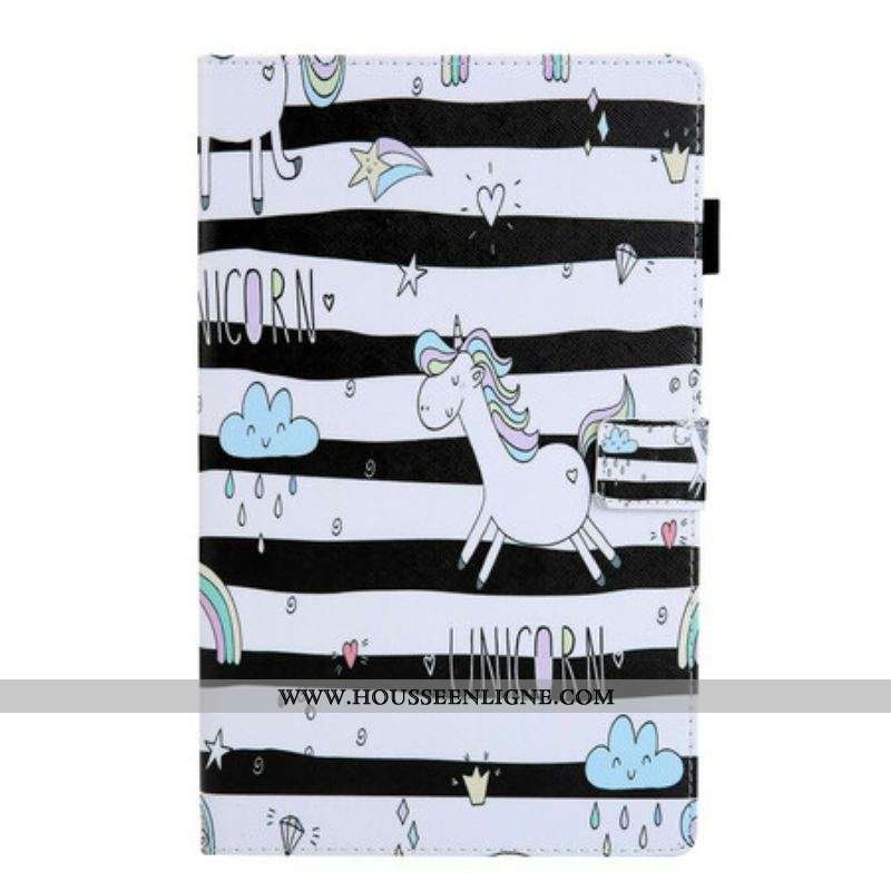 Housse Samsung Galaxy Tab A7 Lite Licorne