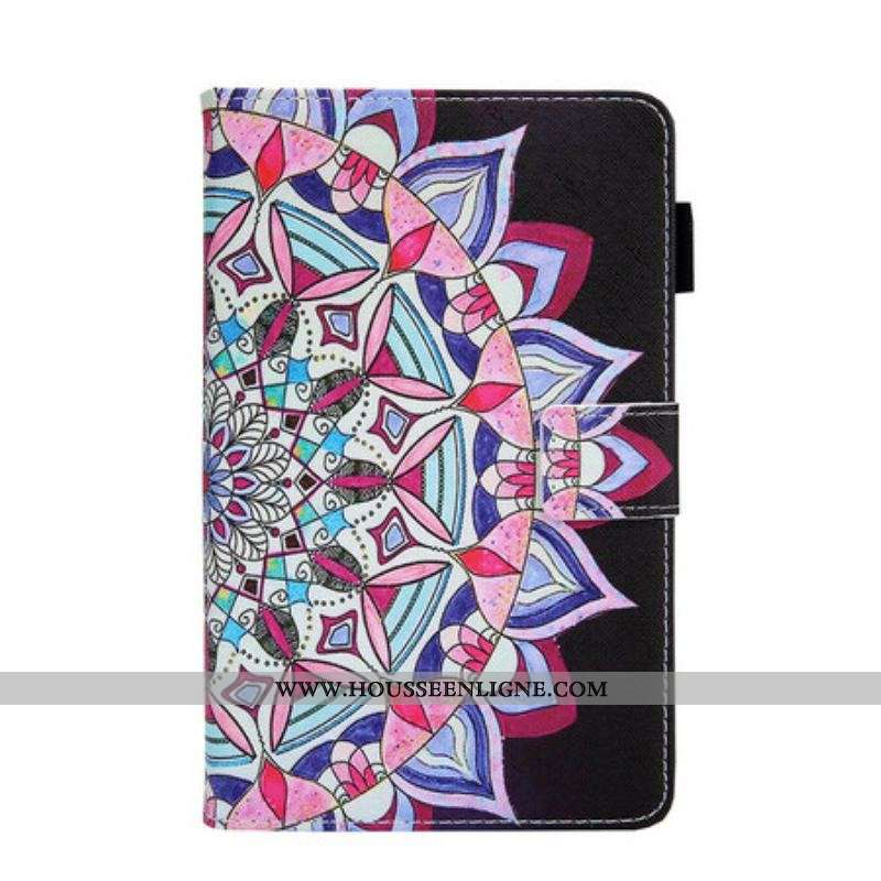 Housse Samsung Galaxy Tab A7 Lite Mandala Graphique