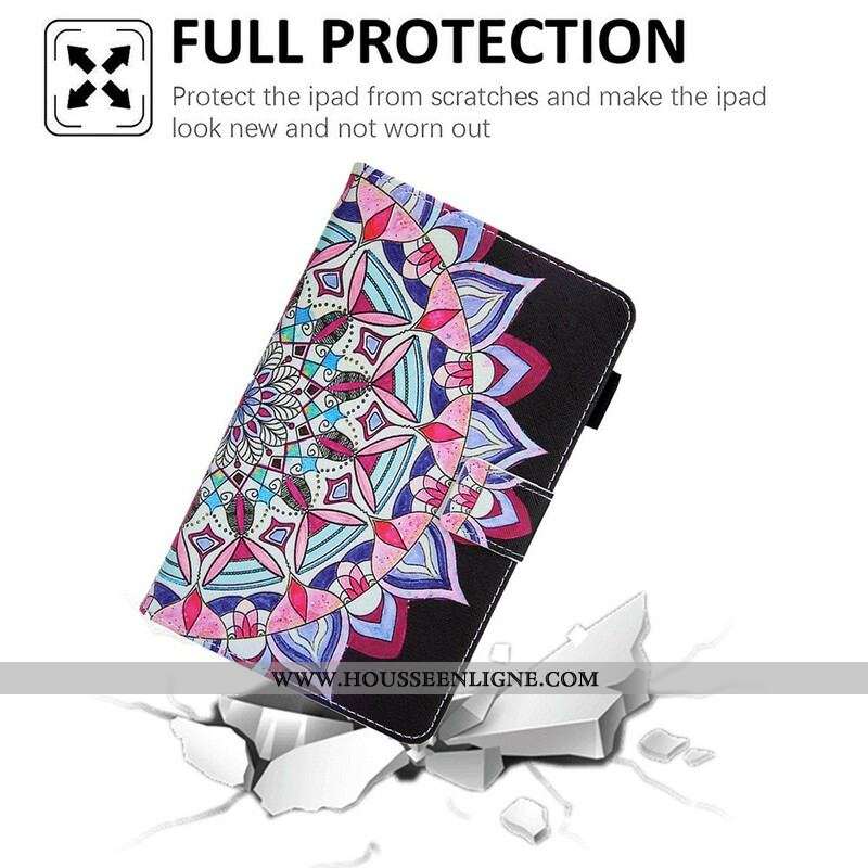 Housse Samsung Galaxy Tab A7 Lite Mandala Graphique