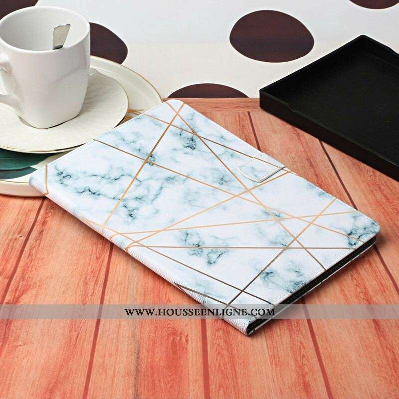 Housse Samsung Galaxy Tab A7 Lite Marbre