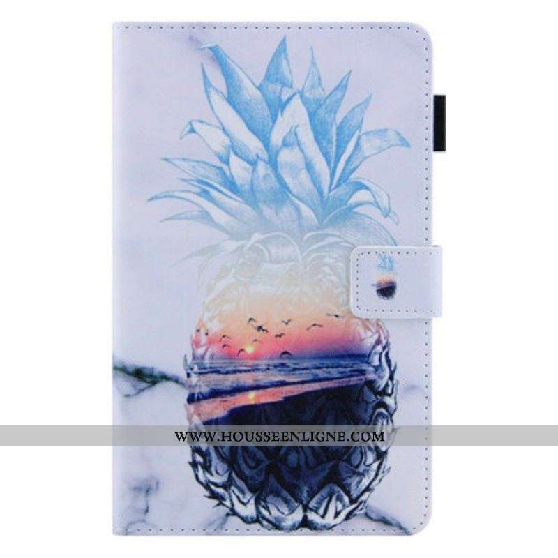 Housse Samsung Galaxy Tab A7 Lite Motif Ananas