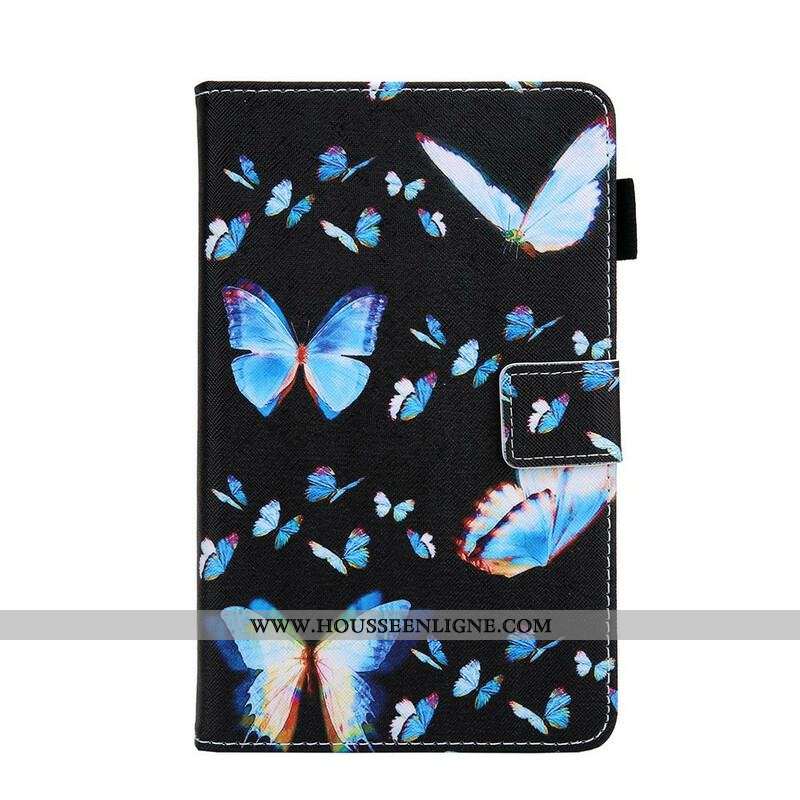 Housse Samsung Galaxy Tab A7 Lite Multiples Papillons