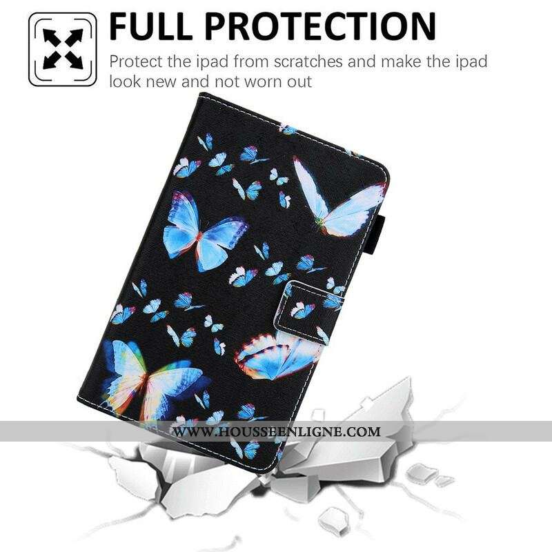 Housse Samsung Galaxy Tab A7 Lite Multiples Papillons