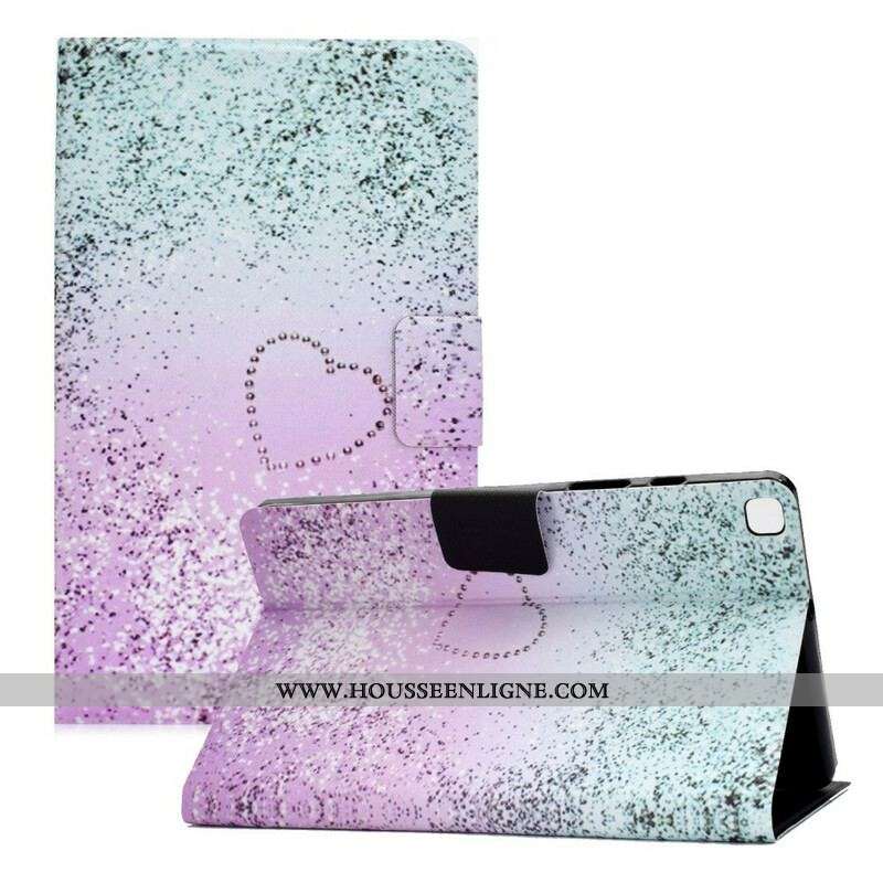 Housse Samsung Galaxy Tab A7 Lite Paillettes Brillantes