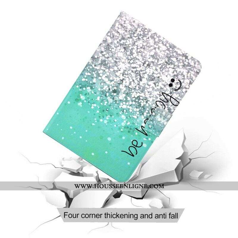 Housse Samsung Galaxy Tab A7 Lite Paillettes Brillantes