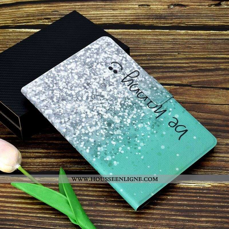 Housse Samsung Galaxy Tab A7 Lite Paillettes Brillantes