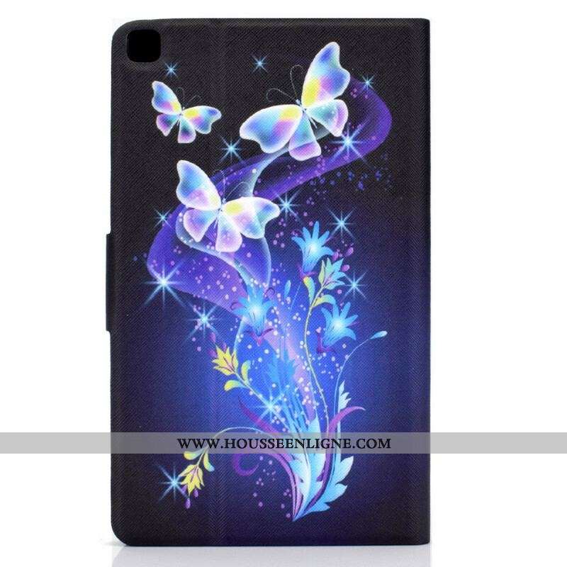 Housse Samsung Galaxy Tab A7 Lite Papillons en Vol