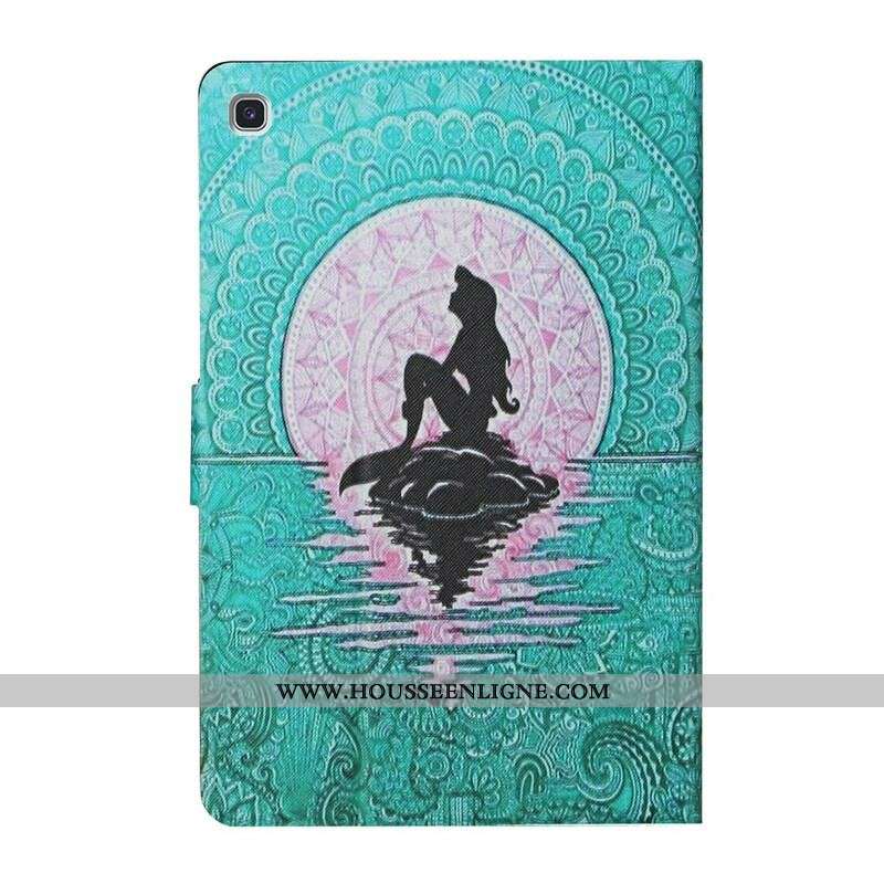 Housse Samsung Galaxy Tab A7 Lite Sirène Mandala