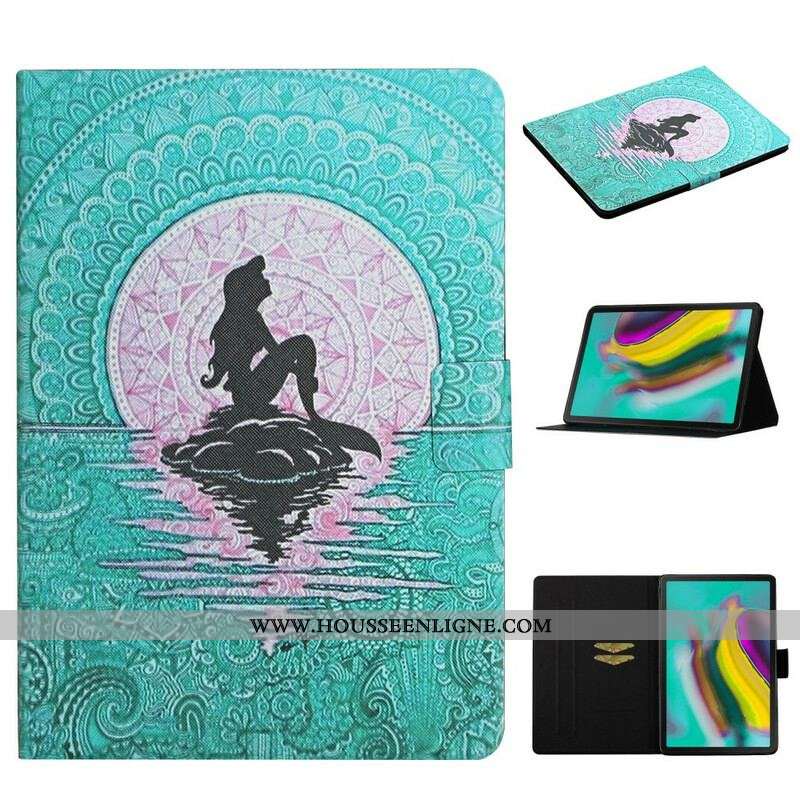 Housse Samsung Galaxy Tab A7 Lite Sirène Mandala