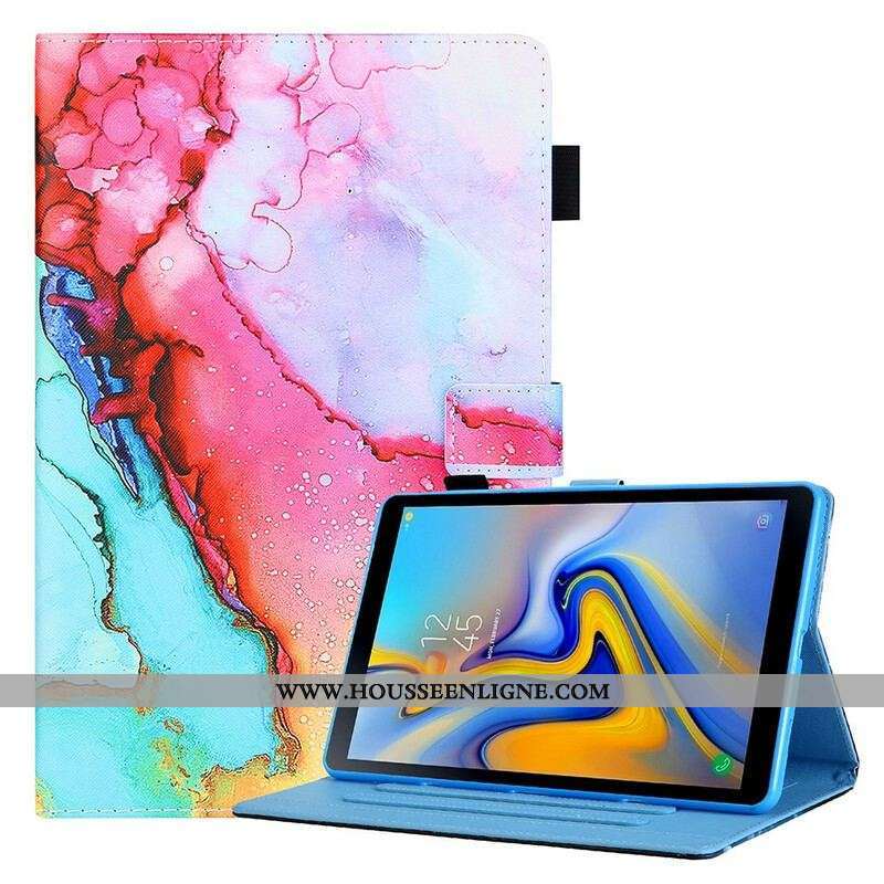 Housse Samsung Galaxy Tab A7 Lite Style Marbre