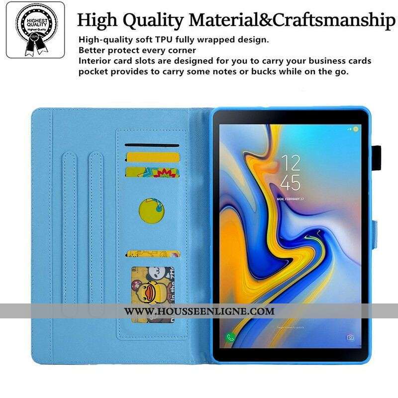 Housse Samsung Galaxy Tab A7 Lite Style Marbre