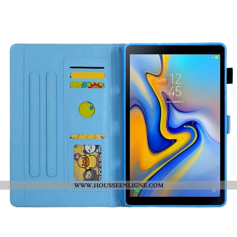 Housse Samsung Galaxy Tab A7 Lite Style Marbre