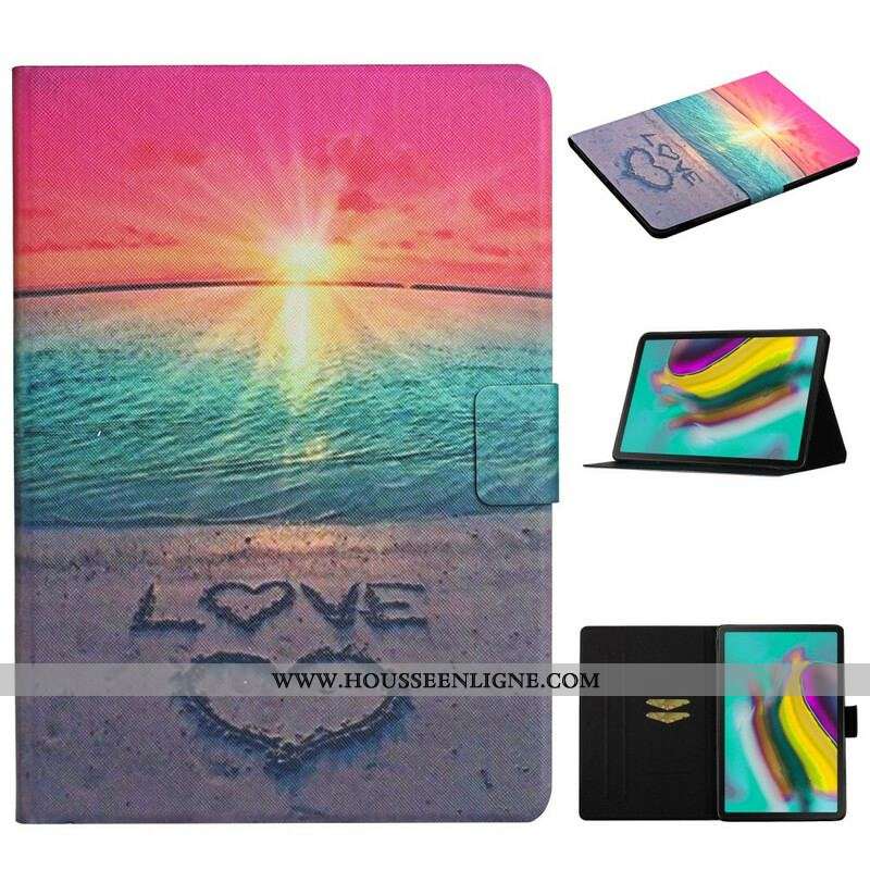Housse Samsung Galaxy Tab A7 Lite Sunset Love