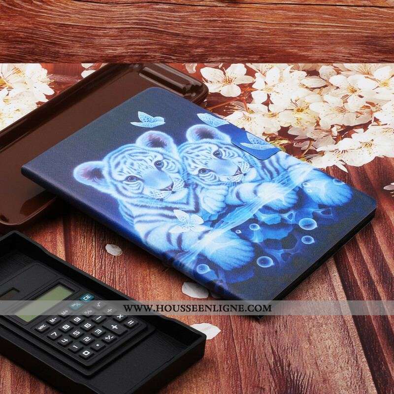 Housse Samsung Galaxy Tab A7 Lite Tigres