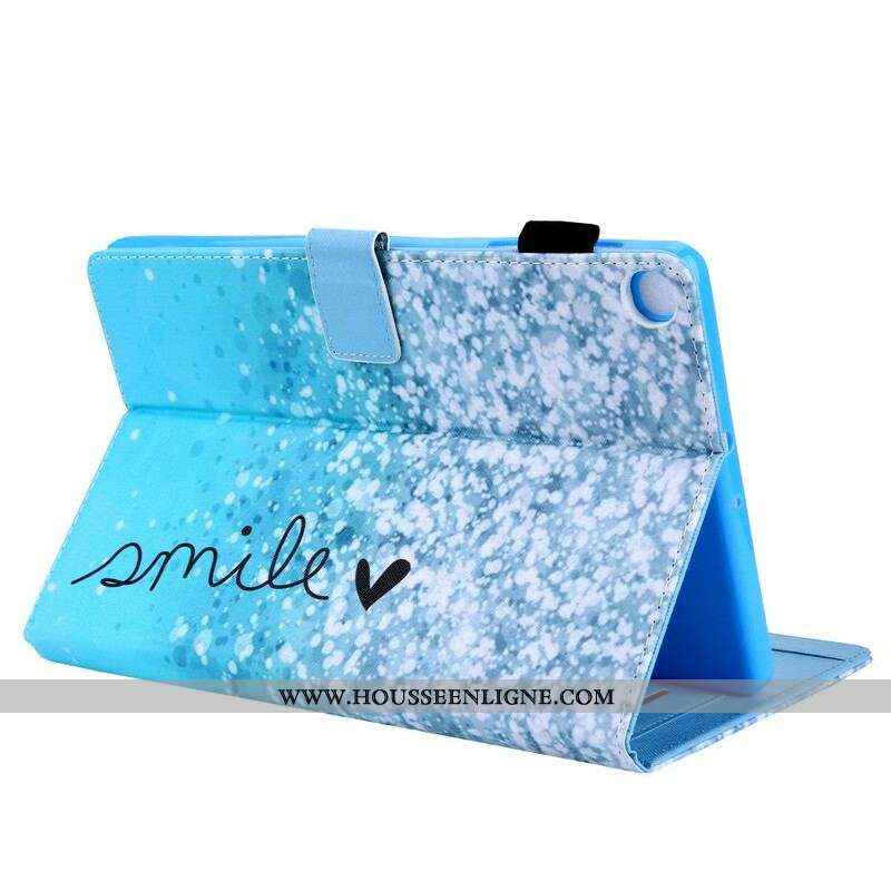 Housse Samsung Galaxy Tab A7 Lite Élément Paillettes