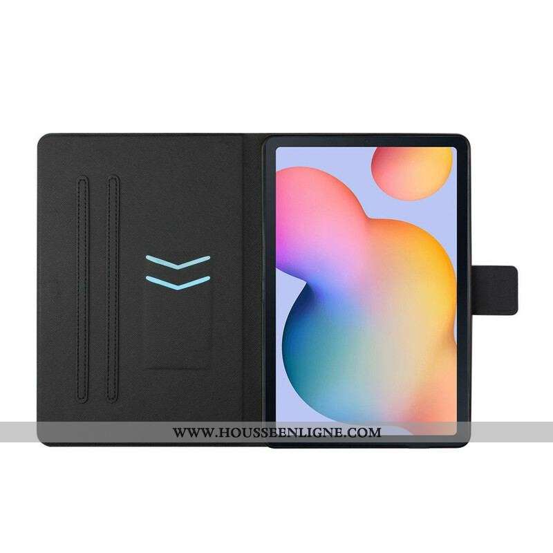 Housse Samsung Galaxy Tab A7 Lite Éléphants Tournesol