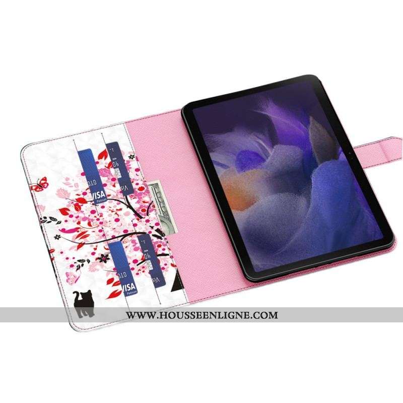 Housse Samsung Galaxy Tab A8 (2021) Arbre et Chat
