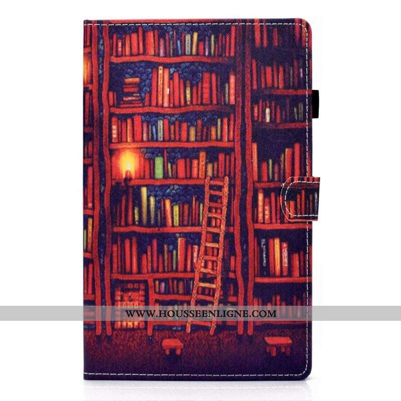 Housse Samsung Galaxy Tab A8 (2021) Bibliothèque