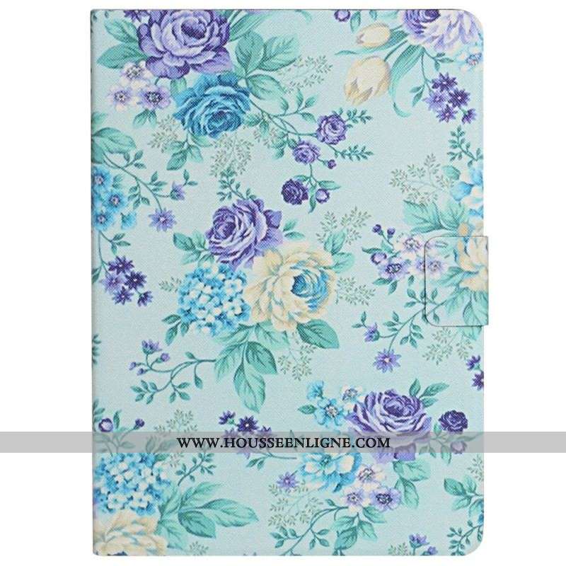 Housse Samsung Galaxy Tab A8 (2021) Fleurs Fleurs Fleurs