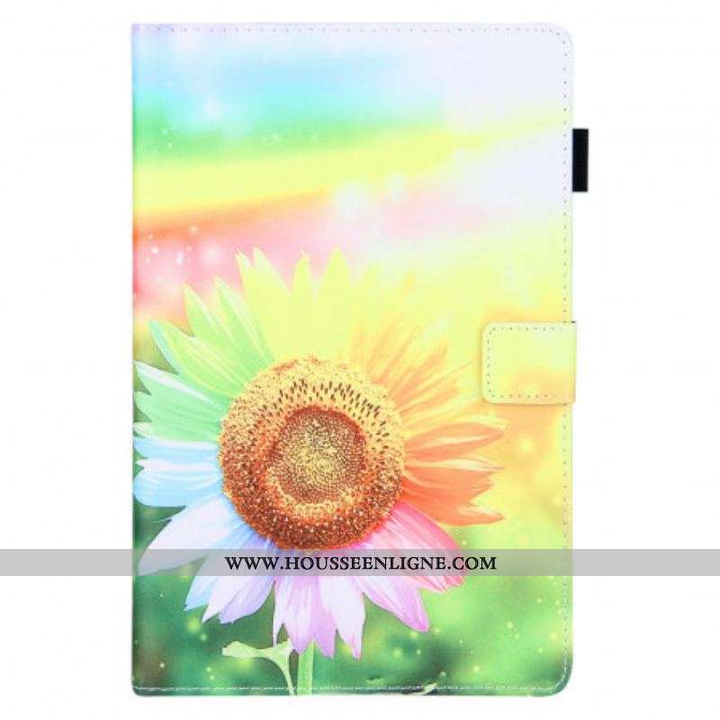 Housse Samsung Galaxy Tab A8 (2021) Fleurs au Soleil