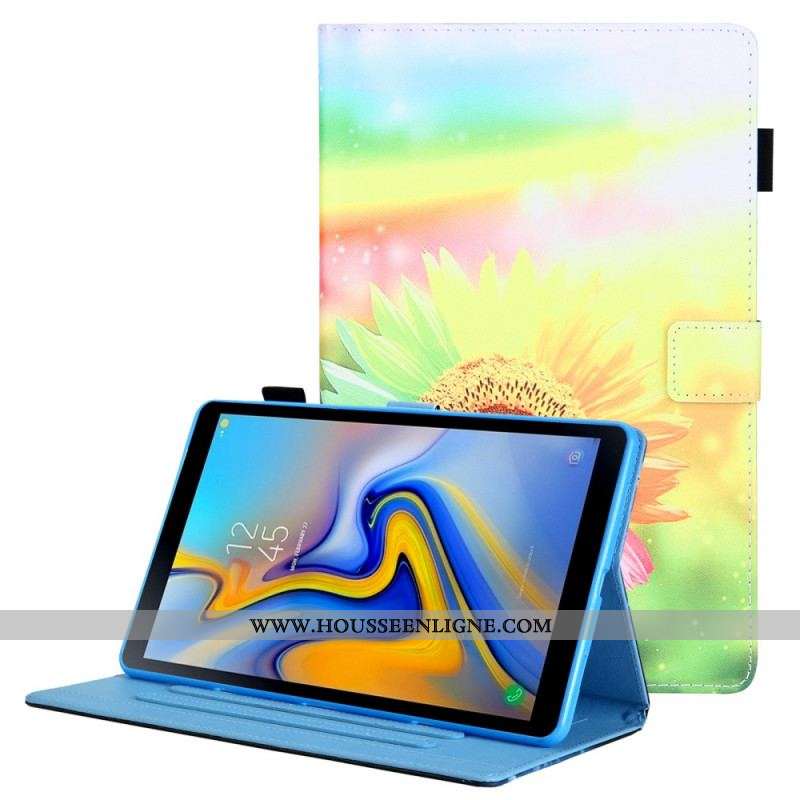 Housse Samsung Galaxy Tab A8 (2021) Fleurs au Soleil