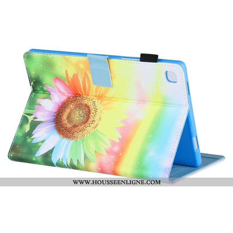 Housse Samsung Galaxy Tab A8 (2021) Fleurs au Soleil