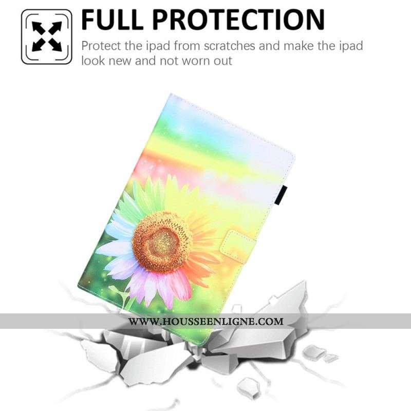 Housse Samsung Galaxy Tab A8 (2021) Fleurs au Soleil