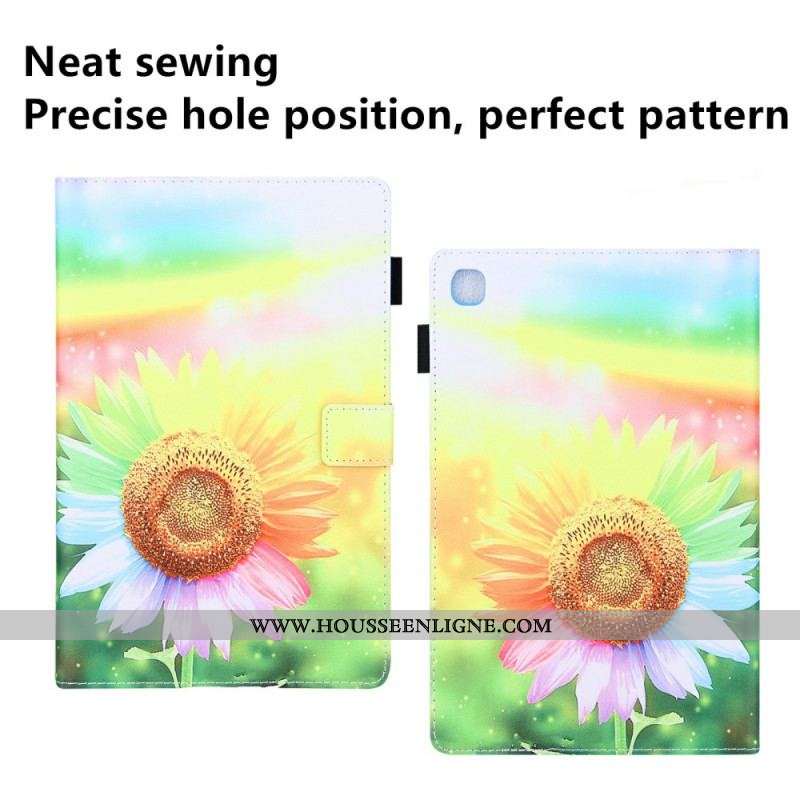 Housse Samsung Galaxy Tab A8 (2021) Fleurs au Soleil