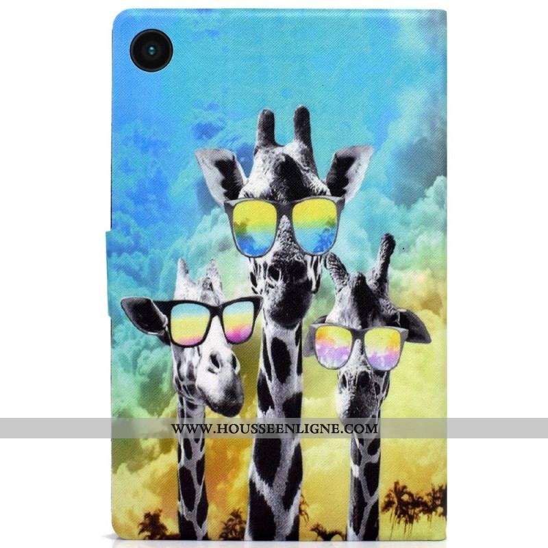 Housse Samsung Galaxy Tab A8 (2021) Funky Girafes