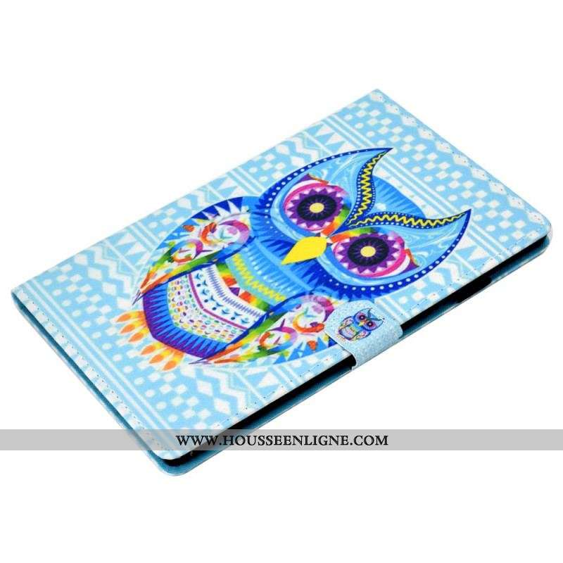 Housse Samsung Galaxy Tab A8 (2021) Hibou Tribal