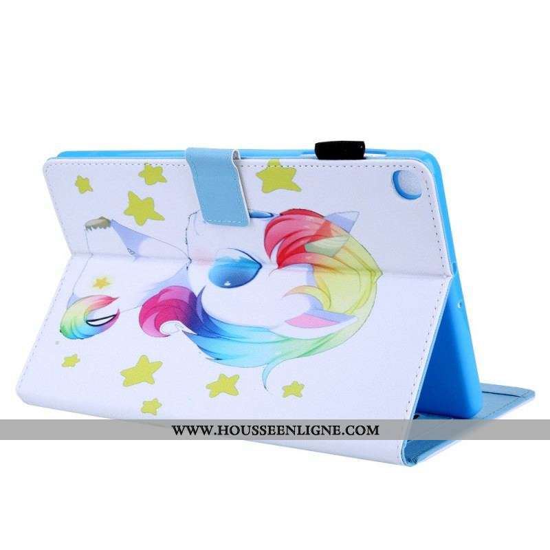 Housse Samsung Galaxy Tab A8 (2021) Licorne