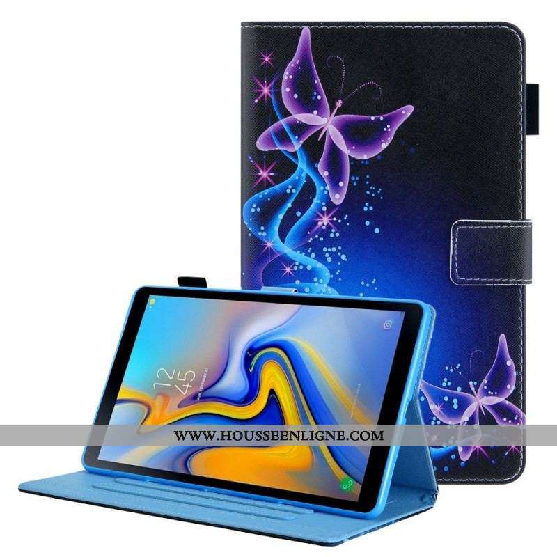Housse Samsung Galaxy Tab A8 (2021) Papillons Colorés